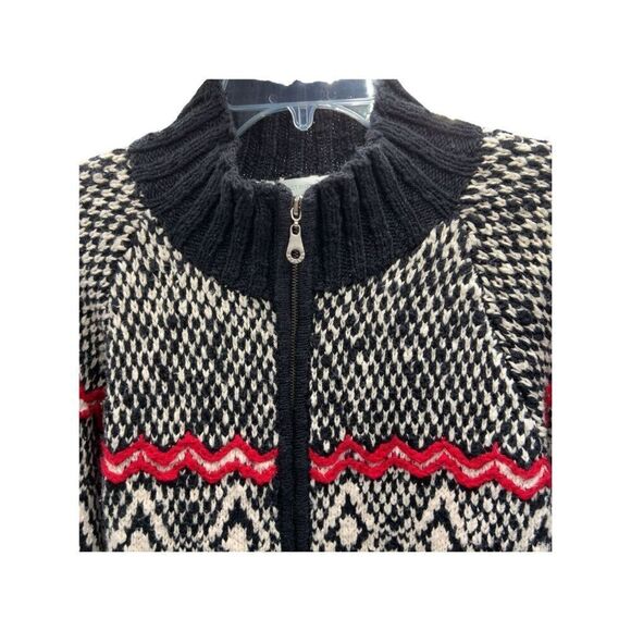 Jennifer Reed Copyright Knitted by Hand Heavy Women's Rare Find Sweater Size Med - Picture 3 of 7